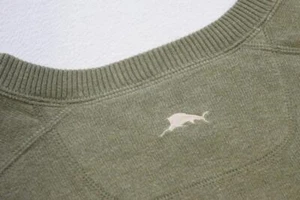 Tommy Bahama Reversible Henley Pull Over Sweater Green and Beige Mens Sz XL - Picture 1 of 9