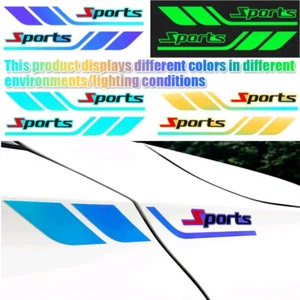2x Calcomanías Gráficas Calcomanía Estilo DEPORTES Reflectantes Estilo Carreras Accesorios Coche - Imagen 1 de 12