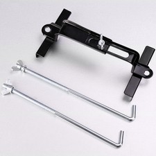 Car Storage Battery Holder Hold Down Tray Adjustable Stabilizer Metal Bracket