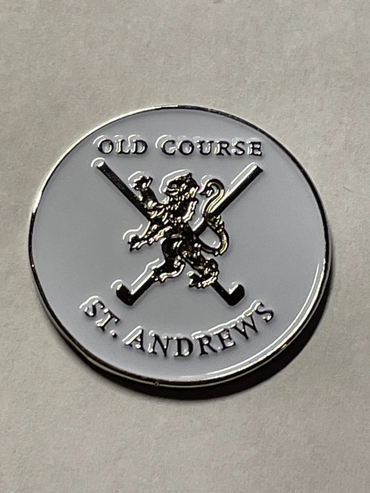 (1) Marcador de golf estilo moneda de 1" raro St. Andrews Old Course - Fife, Escocia Foto 1 de 1
