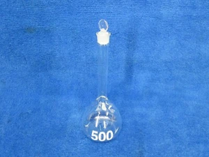 KIMAX Volumetric Flask 500mL± 0.20mL Class A Heavy Duty Wide Mouth Glass Stopper - Picture 1 of 5