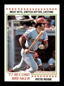 1978 Topps Pete Rose #5 Record Breaker NM Cincinnati Reds