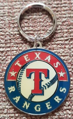 World Series 2023 Champions Texas Rangers Key Ring - Image 1 of 2