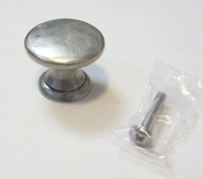 NEW Rejuvenation PEWTER VERNON MUSHROOM CABINET KNOB (Drawer/Pull/B) - Image 1 of 2