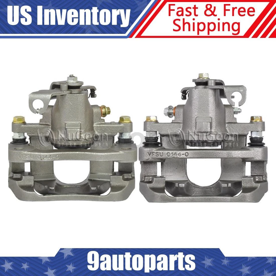 Par de pinzas de freno de disco traseras con soporte para Dodge Grand Caravan 2008-2016 Foto 1 de 4