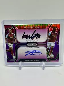 Prizm 2024 Ollie Watkins Moussa Diaby Dual Auto /10 - Picture 1 of 2