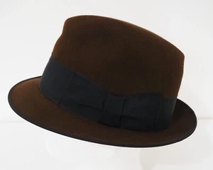 Sombrero de terciopelo Wegener para hombre talla 56 Outdoor Vintage ZD306 - Imagen 1 de 3