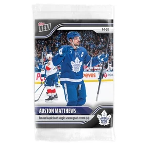 2023-24 NHL TOPPS NOW® Sticker #160 🏒 Auston Matthews 🏒Toronto Maple 🍁 Leafs - Picture 1 of 2