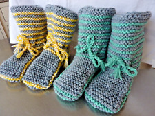 Knitting Pattern Bedsocks Easy Fitting Very Warm, 3 size Knit in 1 Part, PATTERN