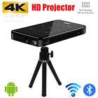 4K 3D Full HD Smart DLP Mini Projector LED Android WiFi 1080P Home Theater HDMI