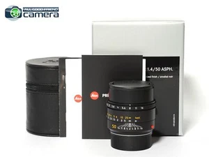 Leica Summilux-M 50mm F/1.4 ASPH. II Lens Black 11728 *BRAND NEW* - Picture 1 of 6