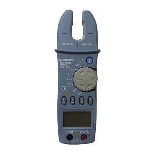 Steren 602-150 Open Jaw Multi-Meter 200 Amp Digital Clamp with Back-Lit LCD - Picture 1 of 1
