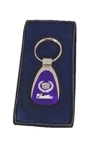 Old School Custom Engraved Cadillac L/W Keychain In Metal Can B Engrave On Back - Picture 1 of 5