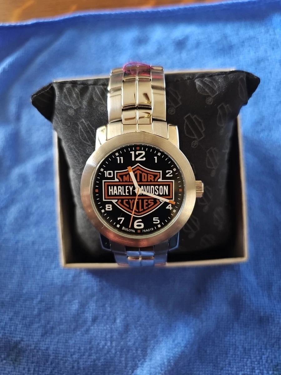 Bulova Harley-Davidson Stainless Steel Case Wristwatches for sale