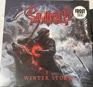 Ensiferum - Winter Storm LP 2025 Metal Blade [White With Blue Marble [Frost] NEW - Picture 1 of 3