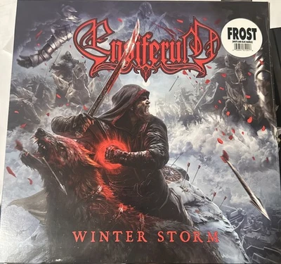 Ensiferum - Winter Storm LP 2025 Metal Blade [White With Blue Marble [Frost] NEW - Image 1 of 3