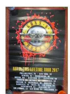 Original Guns N Roses Poster Not in This Lifetime 2017 24x36 Slash Axl - Bild 1 von 6