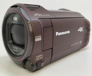 Panasonic HC-WX970M 4K Video Camera Brown w/ Power Cable, Case Tested Japan Used - Picture 1 of 8