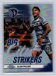 2024 Topps Chrome MLS #SK-18 Alan Pulido Big City Strikers-Sporting Kansas City - Picture 1 of 2