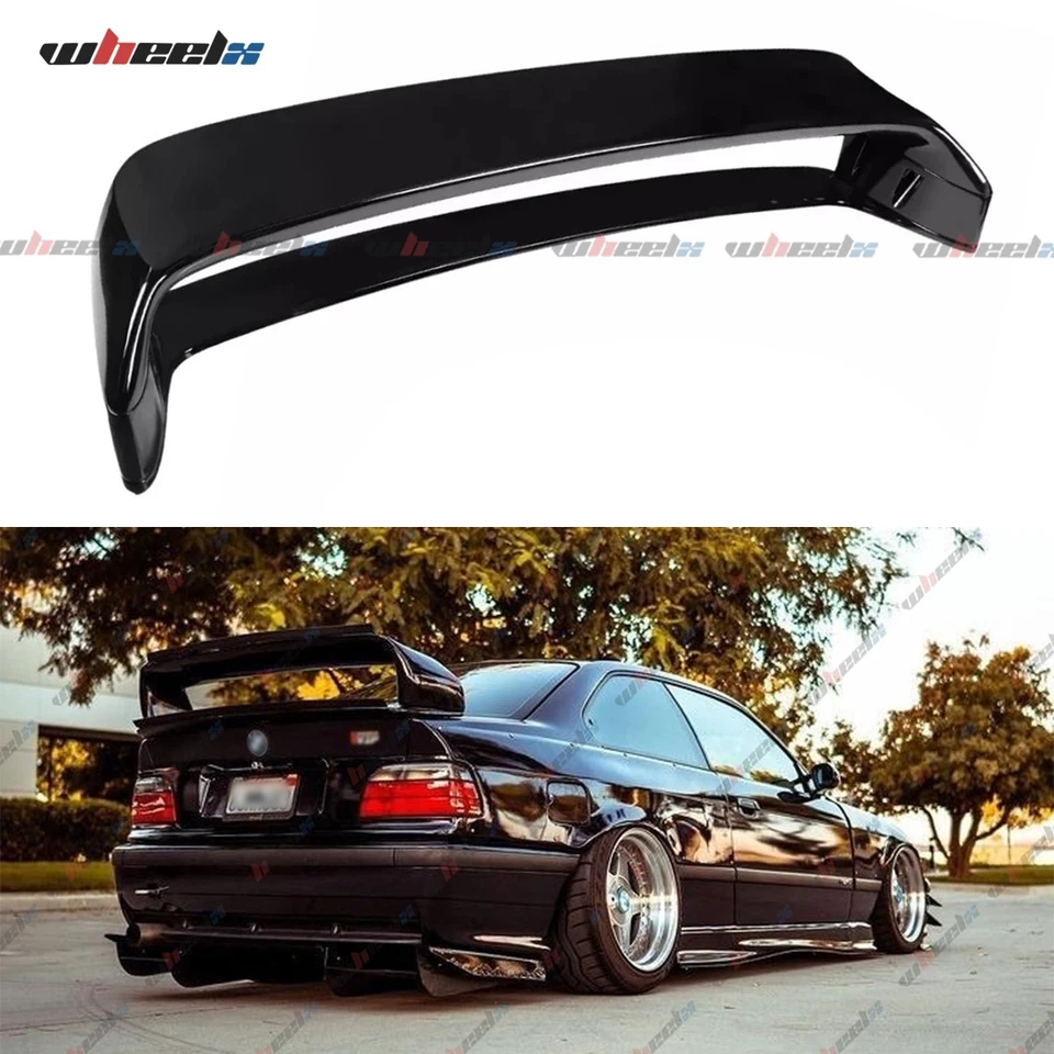 Gloss Black GT Style Rear Trunk Spoiler Wing For 92-98 BMW 3 Series E36 M3 LTW - Image 1 of 4