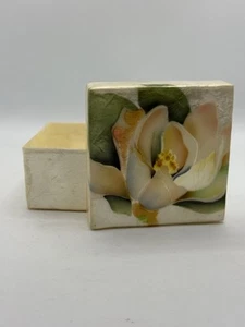Jewelry Box, Trinket Box, small Capiz Shell Jewel Box - Bild 1 von 6