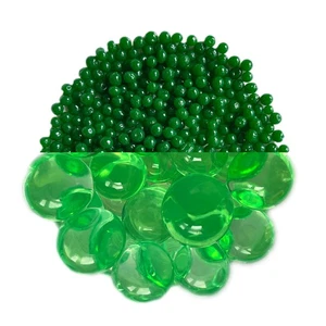 Jumbo XXL Hydroperlen Granulat große Wasserperlen Aquaperlen Wasser Kugeln Grün - Bild 1 von 4