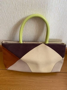 Emilio Pucci Tote Bag Multicolor Canvas Snap Button Closure Women's From Japan - Picture 1 of 24