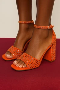 tacones diamantes de imitación talla 7 - Imagen 1 de 8