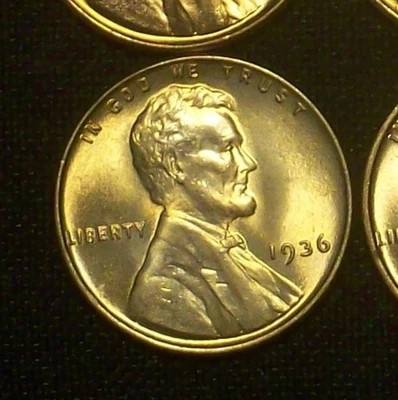 1936-P GEM BU - HIGH GRADE LINCOLN WHEAT CENT - STUNNING COIN - SEE PICS!! - Image 1 of 3