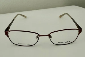 Anne Klein Eyeglasses  AK5048 208 MOCHA  Cat Eye Full Rim 51-17-140 - Picture 1 of 5