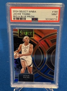 2024 Select WNBA Jackie Young Premier Red & Blue Prizm #180 /399 - Bild 1 von 2