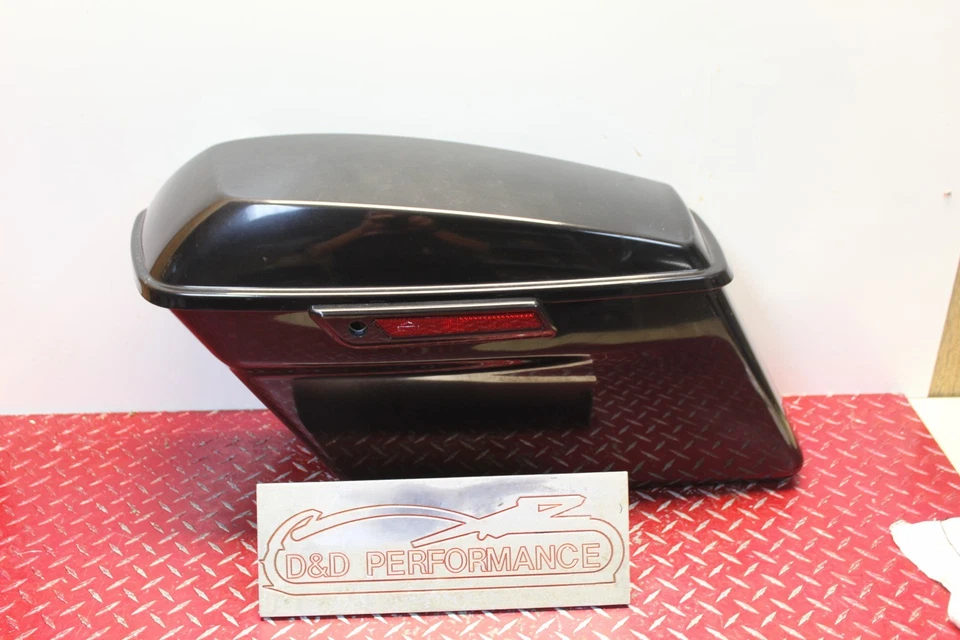 Harley Davidson Street Glide 2017 especial fabricante original VIVD negro bolso de sillín izquierdo SG43 Foto 1 de 4