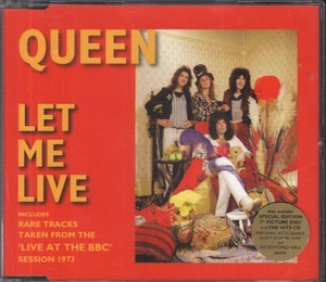 Queen Let Me Live CD UK Parlophone 1996 pic disc in red sleeve b/w my fairy king - Picture 1 of 2