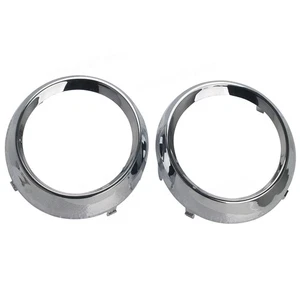 Pair Fog Light Lamp Bezel Cover Chrome Trim Rings For Toyota Sienna SE 11-17 New - Picture 1 of 10