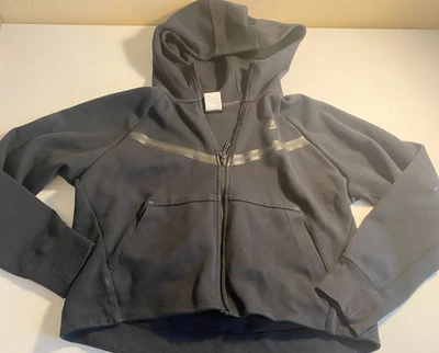 Sudadera con capucha Nike NSW para mujer ropa deportiva tecnología polar cremallera negra CW4298-010 TALLA M MEDIANO Foto 1 de 4