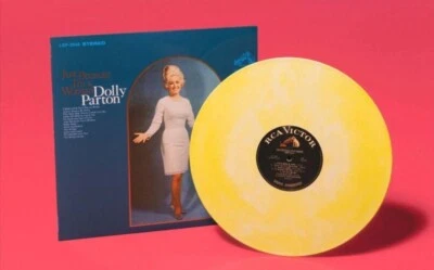 DOLLY PARTON Just Because I’m A Woman LP Canary Yellow Vinyl Brand New Sealed - Image 1 of 3