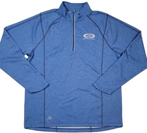 Cable Dahmer Auto Group Mens 2 XL 1/4 Zip Pullover Long Sleeve Blue - Picture 1 of 6