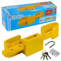 Heavy Duty Hardened Steel Container Lock Adjustable Padlock Warehouse Security 