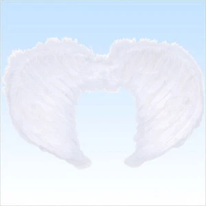 Engelsflügel mit echten Federn 43 x 30 cm Kostüm Engel Flügel Accessoires - Bild 1 von 1