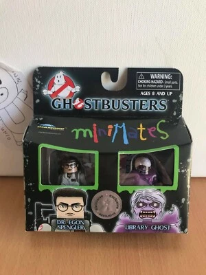 Figura exclusiva de Dr. Egon Spangler & Libray Ghost Ghostbusters Minimates *NUEVA* Foto 1 de 2