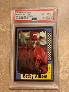 Bobby Allison Autographed Nascar 1991 MAXX Auto Racing Card PSA Slabbed - Picture 1 of 5