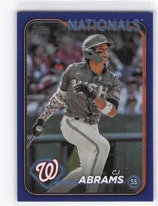 2024 Topps CJ Abrams #37 Royal Blue - Bild 1 von 2
