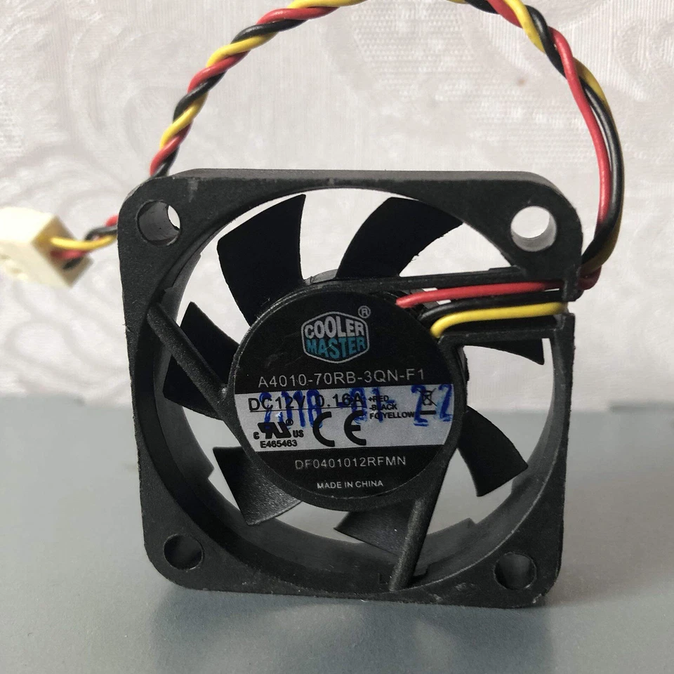 1PCS New Cooler Master A4010-70RB-3QN-F1 12V 0.16A 3-wire cooling fan#QW - Image 1 of 1