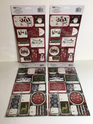 Christmas Gift Labels 20 Per Pack 4 Pack’s 80 Total To And From Self Sticking!!! — 第 1/2 张图片