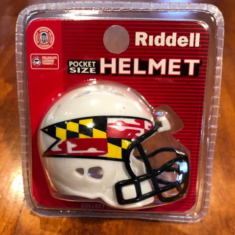 Maryland Terrapins Riddell pocket pro helmet revolution in pack new Terps revo Cover