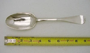 German Solid Silver Table Serving Spoon Hallmarked Dated 1786 - Picture 1 of 10