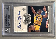 1999-00 Upper Deck Legendary Signatures KAREEM ABDUL JABBAR Auto BGS 9 MINT SP