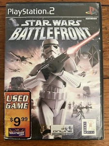 Play station 2 Games " StarWars Battlefront" 1 & 2 in one case Pre owned (B21) - Picture 1 of 5
