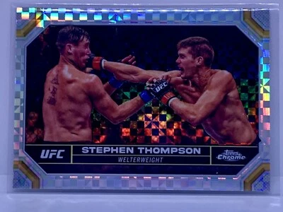 2024 Topps Chrome UFC Stephen Thompson X-Fractor #180 - Image 1 of 2