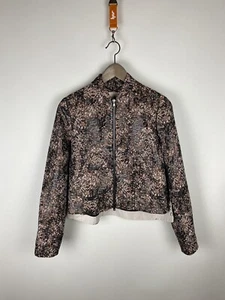 PVP400$ DOROTHEE SCHUMACHER Mujer’s En Óxido Multicolor Patrón Italia Chaqueta Talla - Imagen 1 de 18